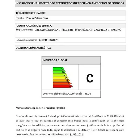 Playa Canutells Mahón